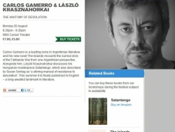 Carlos Gamerro a guest from the Edinburgh World WritersConference 2012-2013″