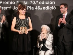 Carmen Amoraga, winner of the Nadal Prize for 'La vida era eso'